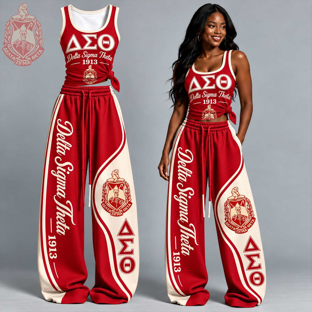 Varsity Chic TankTop Two-Piece Set HCT APT DST 2609264